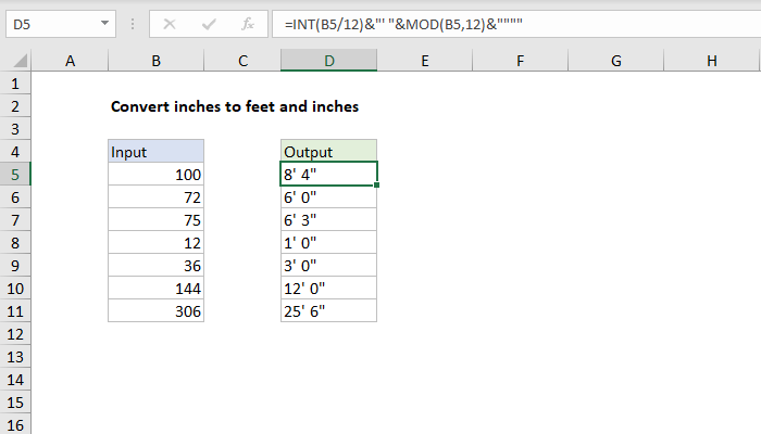 73.5 Inches In Feet